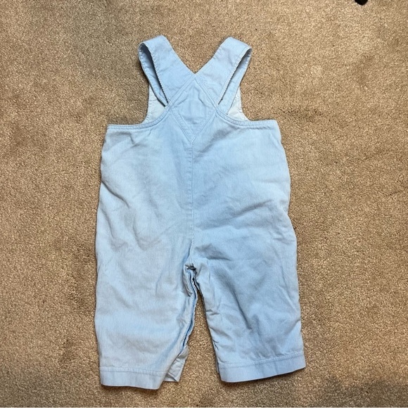 Florence Eiseman 9M Blue Corduroy Overalls Pumpkin - Picture 3 of 5